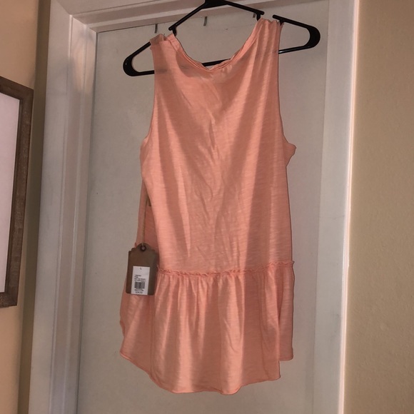 Peach True Craft high-low babydoll tank top- size L- NWT - Picture 7 of 7